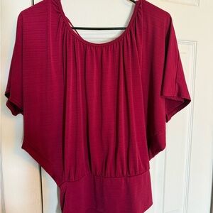 Elegant Women's Red Top